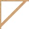 Ekena Millwork Traditional Block Smooth Bracket w/ Offset Brace, Western Red Cedar, 3 1/2"W x 40"D x 40"H BKT0402X40X40TRA05SWR - alternate 4